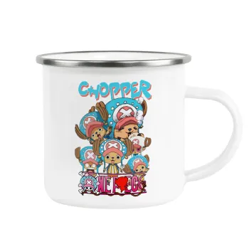 Chopper One Piece, Κούπα Μεταλλική εμαγιέ λευκη 360ml