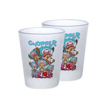 Chopper One Piece, Σφηνοπότηρα γυάλινα 45ml του πάγου (2 τεμάχια)