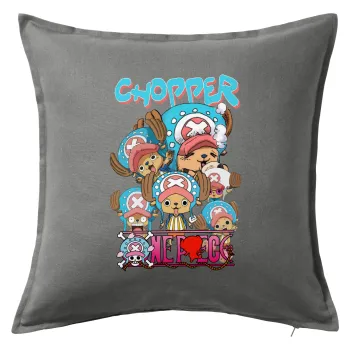 Chopper One Piece, Sofa cushion Grey 50x50cm includes filling