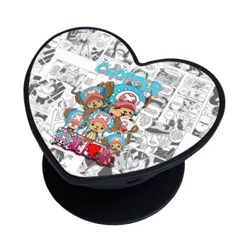 Chopper One Piece, Phone Holders Stand  καρδιά Μαύρο Βάση Στήριξης Κινητού στο Χέρι