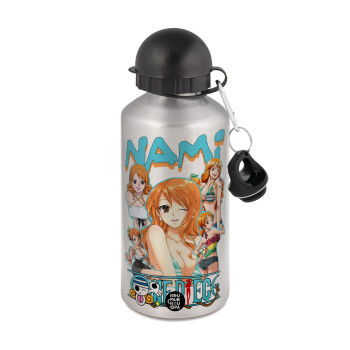 Nami One Piece, Metallic water jug, Silver, aluminum 500ml