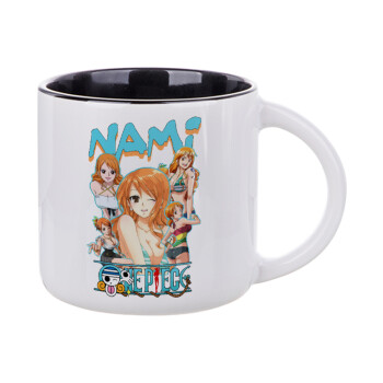 Nami One Piece, Κούπα κεραμική 400ml Λευκή/Μαύρη