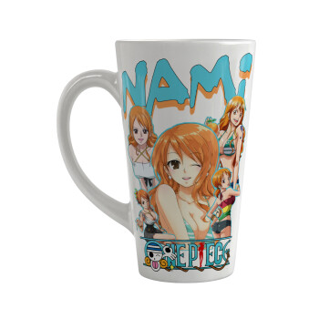 Nami One Piece, Κούπα κωνική Latte Μεγάλη, κεραμική, 450ml