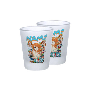 Nami One Piece, Σφηνοπότηρα γυάλινα 45ml του πάγου (2 τεμάχια)