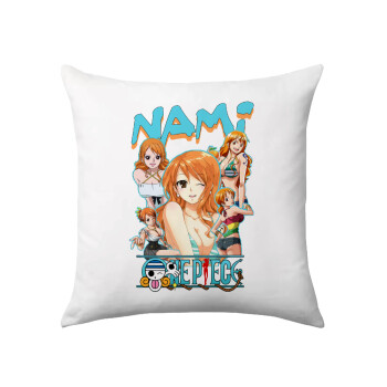 Nami One Piece, Sofa cushion 40x40cm includes filling