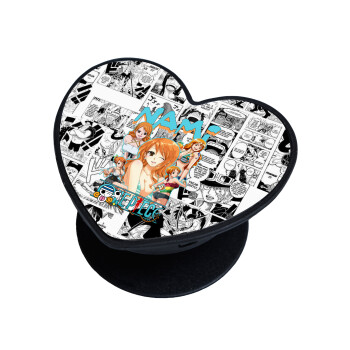 Nami One Piece, Phone Holders Stand  καρδιά Μαύρο Βάση Στήριξης Κινητού στο Χέρι