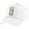 5-Panel Cap White, 100% Cotton (Twill), (UNISEX, ONE SIZE)