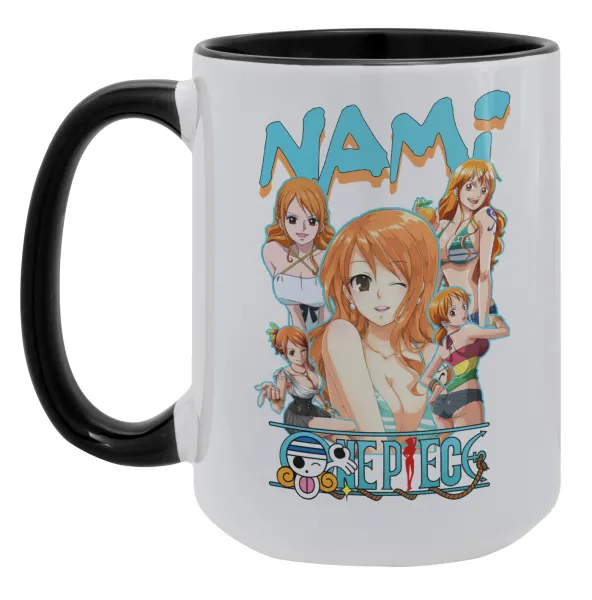 Nami One Piece — Mega 15oz Μαύρη