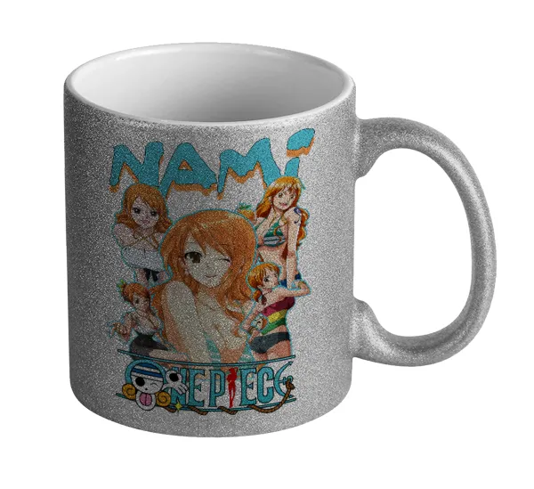 Nami One Piece — Glitter Ασημένια