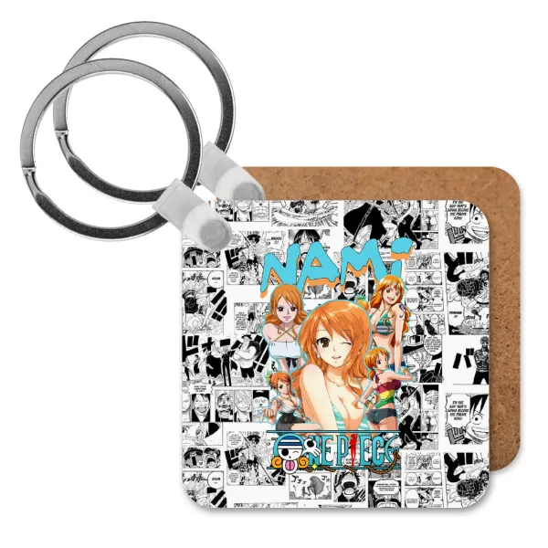 Nami One Piece — Ξύλινο τετράγωνο