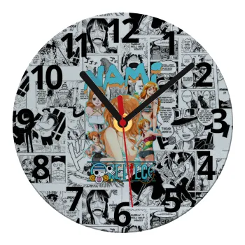 Nami One Piece, Ρολόι τοίχου γυάλινο (20cm)