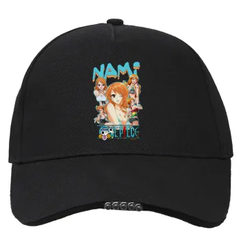 Nami One Piece, Καπέλο Εργασίας & Δραστηριοτήτων με LED Φως - Ιδανικό για Νύχτα & Χαμηλό Φωτισμό (100% ΒΑΜΒΑΚΕΡΟ, ΕΝΗΛΙΚΩΝ, UNISEX)