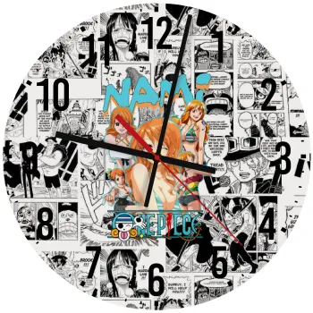 Nami One Piece, Ρολόι τοίχου ξύλινο (30cm)