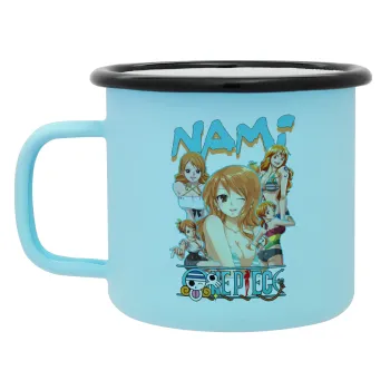 Nami One Piece, Κούπα Μεταλλική εμαγιέ ΜΑΤ σιέλ 360ml
