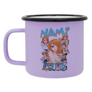 Nami One Piece, Κούπα Μεταλλική εμαγιέ ΜΑΤ Light Pastel Purple 360ml