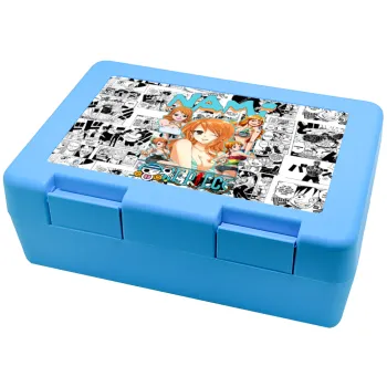 Nami One Piece, Παιδικό δοχείο κολατσιού ΓΑΛΑΖΙΟ 185x128x65mm (BPA free πλαστικό)