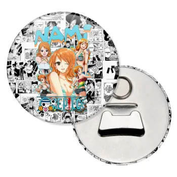 Nami One Piece, Μαγνητάκι και ανοιχτήρι μπύρας στρογγυλό διάστασης 5,9cm