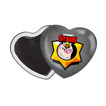 Brawl Stars Byron, Μαγνητάκι καρδιά (57x52mm)