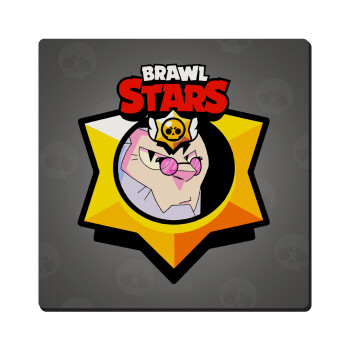 Brawl Stars Byron, Τετράγωνο μαγνητάκι ξύλινο 6x6cm