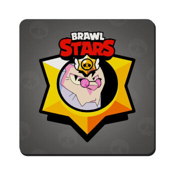 Brawl Stars Byron, Τετράγωνο μαγνητάκι ξύλινο 9x9cm
