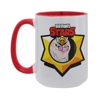 Brawl Stars Byron, Κούπα Mega 15oz, κεραμική Κόκκινη, 450ml