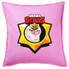 Sofa cushion Pink 50x50cm includes filling