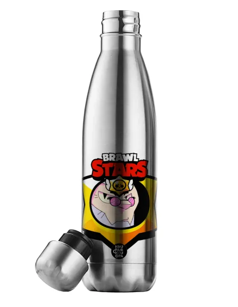 Brawl Stars Byron — Μεταλλικό παγούρι θερμός Inox (Stainless steel), διπλού τοιχώματος, 500ml