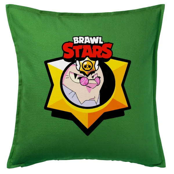 Brawl Stars Byron — Sofa cushion Green 50x50cm includes filling