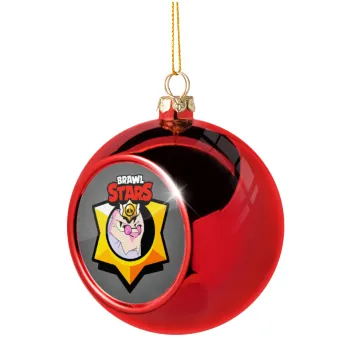Brawl Stars Byron, Christmas tree ball Red 8cm