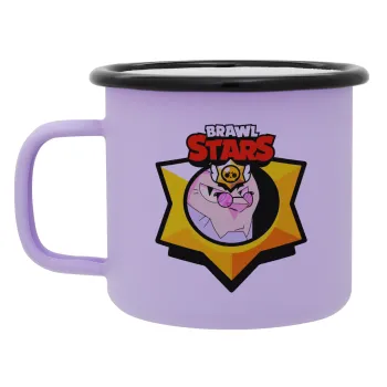 Brawl Stars Byron, Κούπα Μεταλλική εμαγιέ ΜΑΤ Light Pastel Purple 360ml