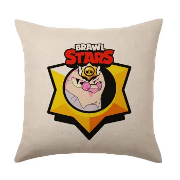 Brawl Stars Byron, Μαξιλάρι καναπέ ΛΙΝΟ 40x40cm περιέχεται το  γέμισμα