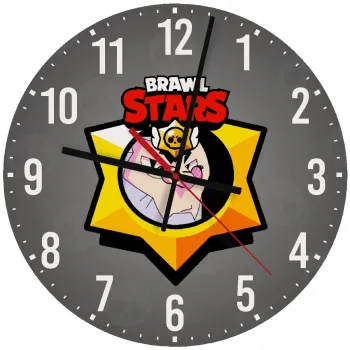Brawl Stars Byron, Ρολόι τοίχου ξύλινο (30cm)