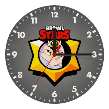 Brawl Stars Byron, Ρολόι τοίχου ξύλινο (20cm)