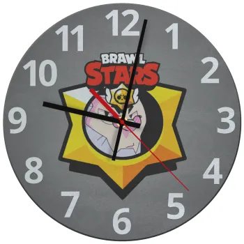 Brawl Stars Byron, Ρολόι τοίχου γυάλινο (30cm)