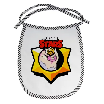 Brawl Stars Byron, Σαλιάρα μωρού αλέκιαστη με κορδόνι Μαύρη