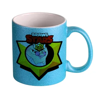 Brawl Stars Byron, Κούπα Σιέλ Glitter που γυαλίζει, κεραμική, 330ml