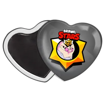 Brawl Stars Byron, Μαγνητάκι καρδιά (57x52mm)