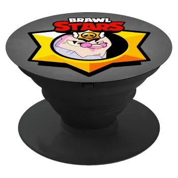 Brawl Stars Byron, Phone Holders Stand  Black Hand-held Mobile Phone Holder