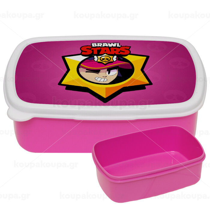 Brawl Stars Fang, ΡΟΖ παιδικό δοχείο φαγητού (lunchbox) πλαστικό (BPA ...
