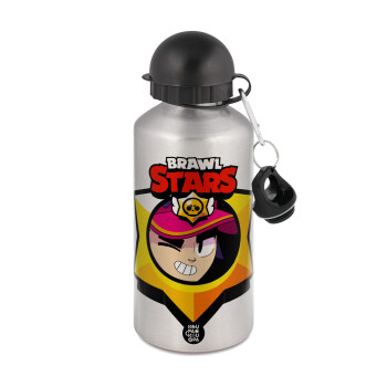Brawl Stars Fang, Metallic water jug, Silver, aluminum 500ml