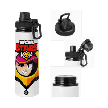 Brawl Stars Fang, Metal water bottle with safety cap, aluminum 850ml