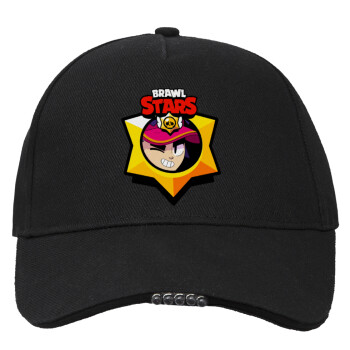 Brawl Stars Fang, Work & Activity LED Light Cap – Perfect for Night & Low Light Conditions (100% COTTON, ADULT, UNISEX)