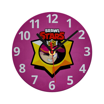 Brawl Stars Fang, Ρολόι τοίχου γυάλινο (20cm)