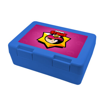 Brawl Stars Fang, Children's cookie container BLUE 185x128x65mm (BPA free plastic)