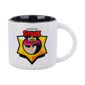 Brawl Stars Fang, Κούπα κεραμική 400ml Λευκή/Μαύρη