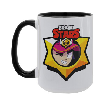 Brawl Stars Fang, Κούπα Mega 15oz, κεραμική Μαύρη, 450ml