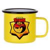 Metallic enamel MATT Yellow cup 360ml