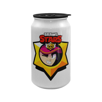 Brawl Stars Fang, Κούπα ταξιδιού μεταλλική με καπάκι (tin-can) 500ml