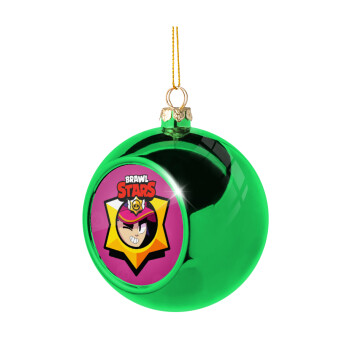 Brawl Stars Fang, Χριστουγεννιάτικη μπάλα δένδρου Πράσινη 8cm