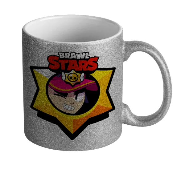 Brawl Stars Fang — Glitter Ασημένια